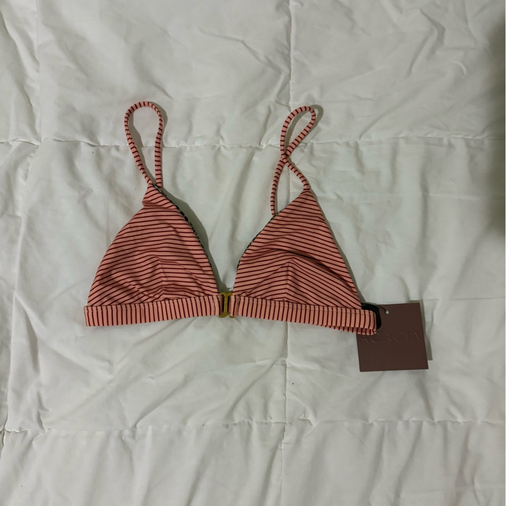Acacia • Lawai top in apricot stripe